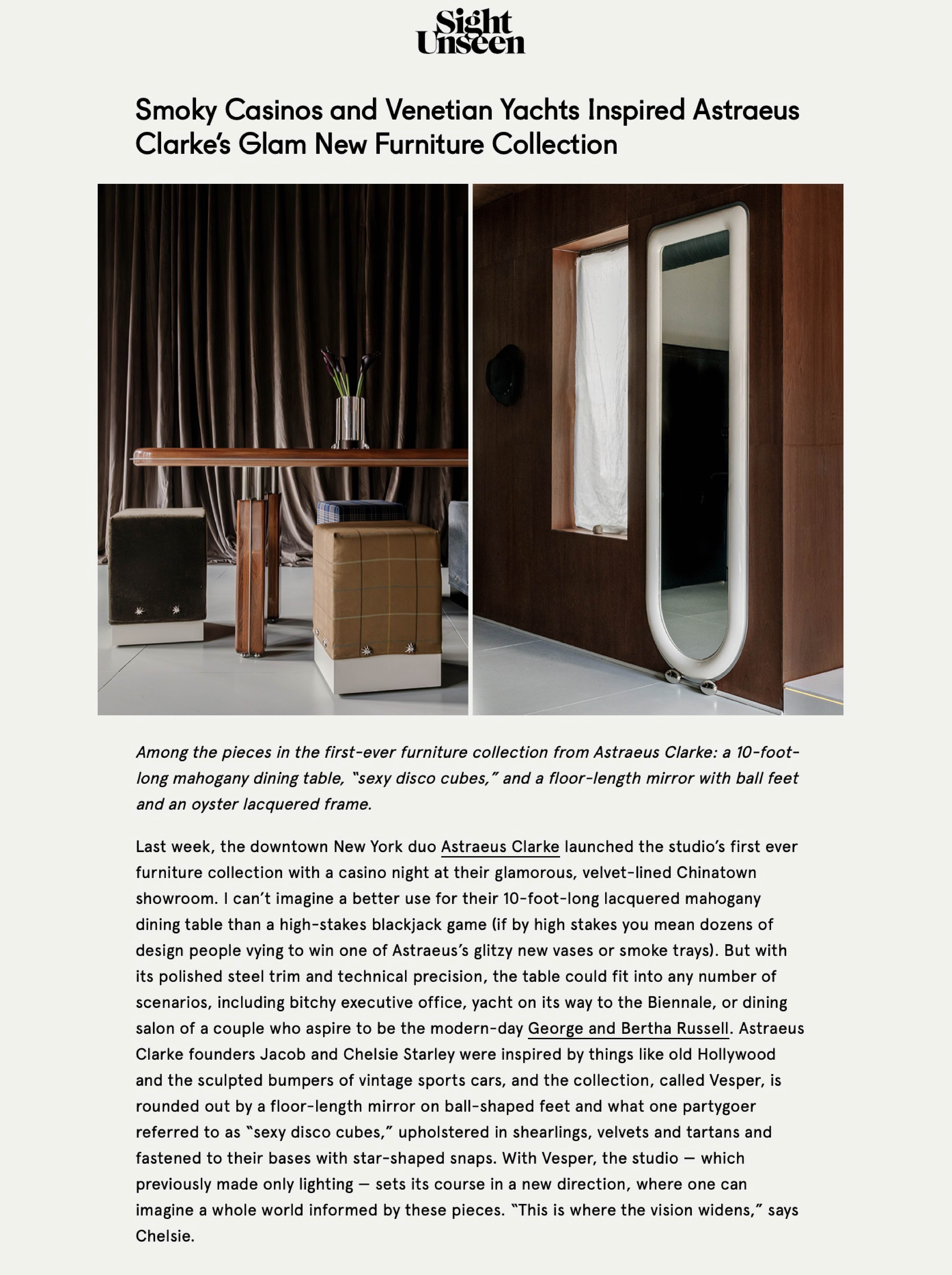 Sight Unseen - September 2025