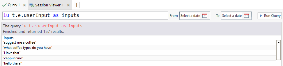 Analyze - TQL Reference guide - aliases 1