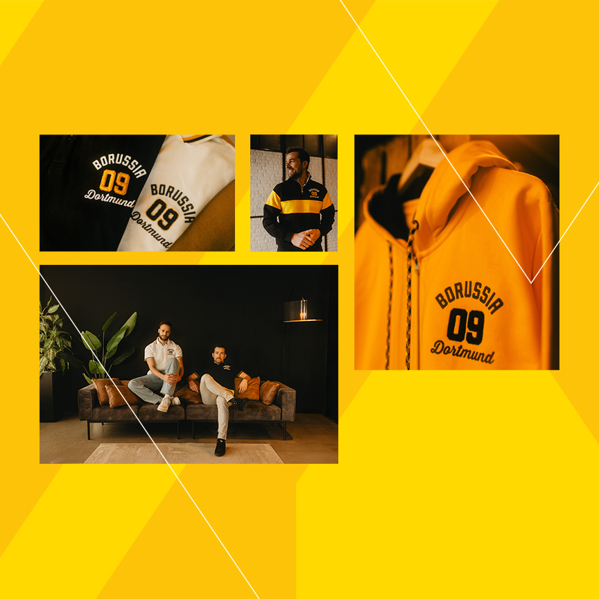 Bermuda Uomo Bvb Costume Da Bagno Borussia Dortmund Uomo - Bermuda BVB