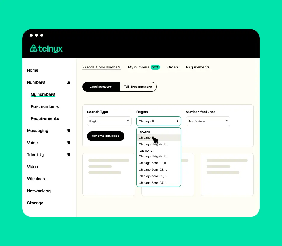Create a Telnyx account at portal.telnyx.com and purchase a phone number. Then, make your way to the TeXML page and create your first TeXML application.