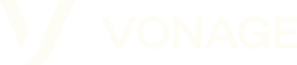 Vonage logo white