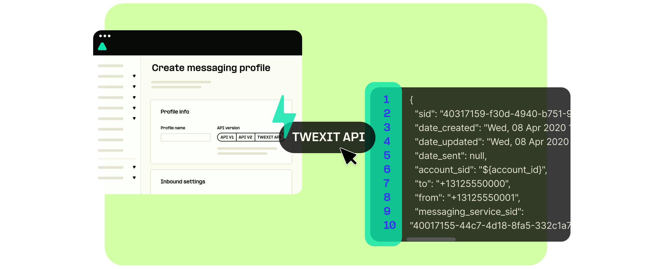 Twexit API