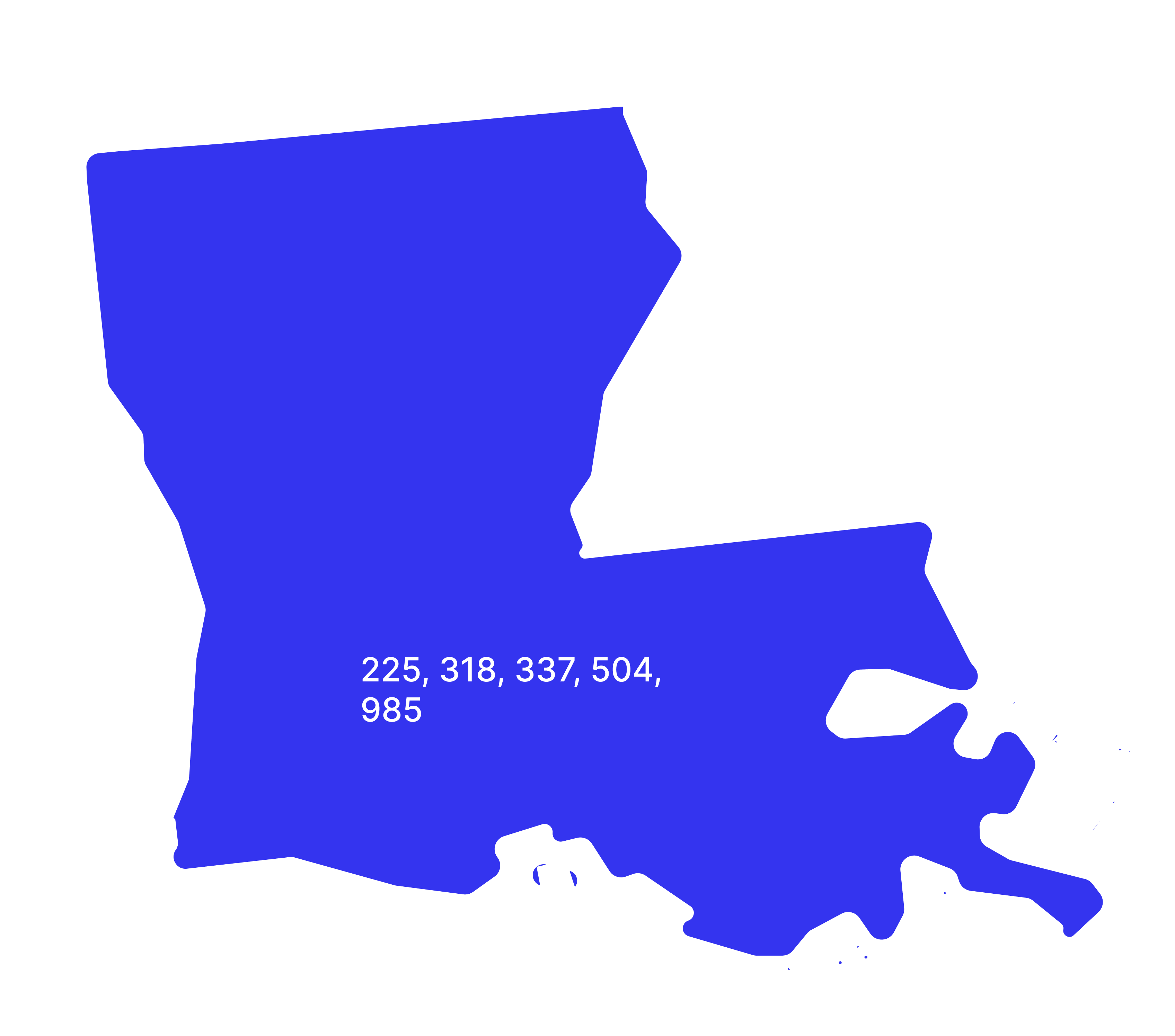 Louisiana phone numbers