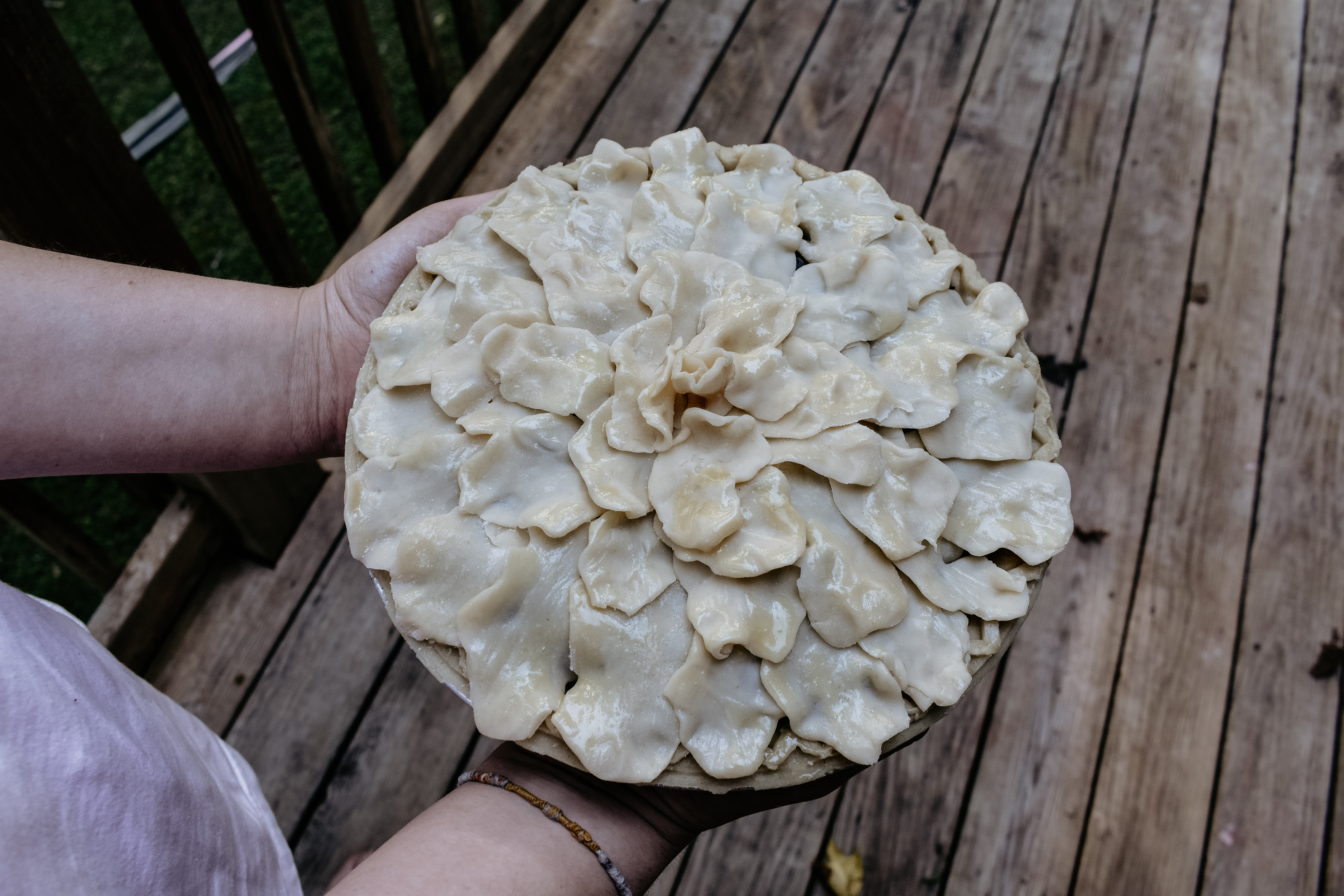 Blueberry Blood Orange Pie 1