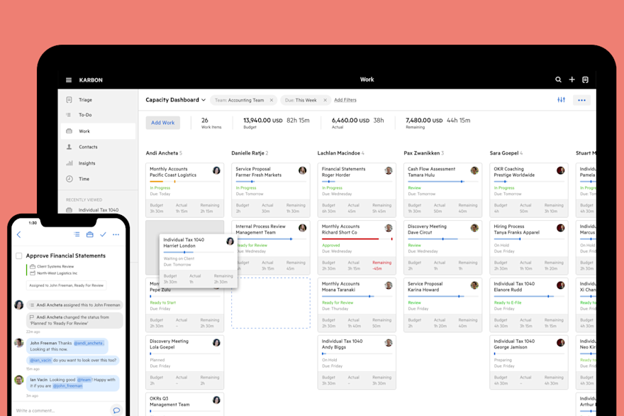 Transforming your workflow with Karbon templates Karbon resources Transforming your workflow with Karbon templates Karbon resources