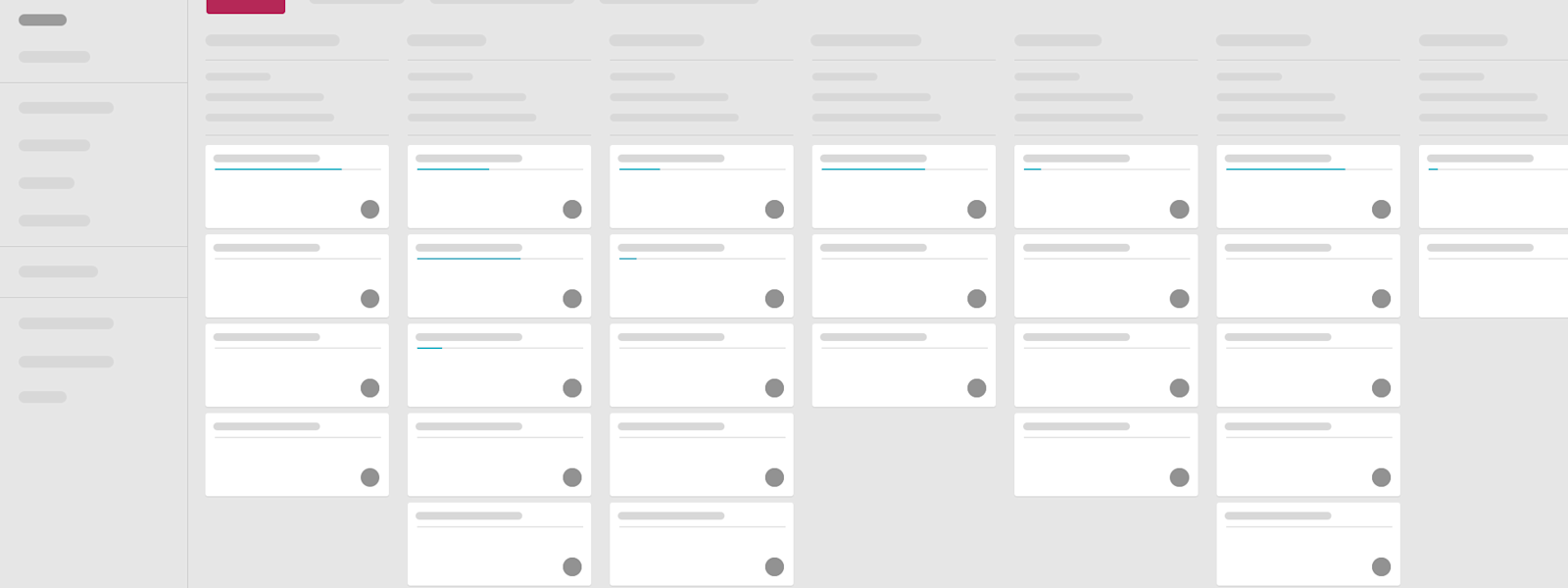 A stylised version of Karbon's Kanban board