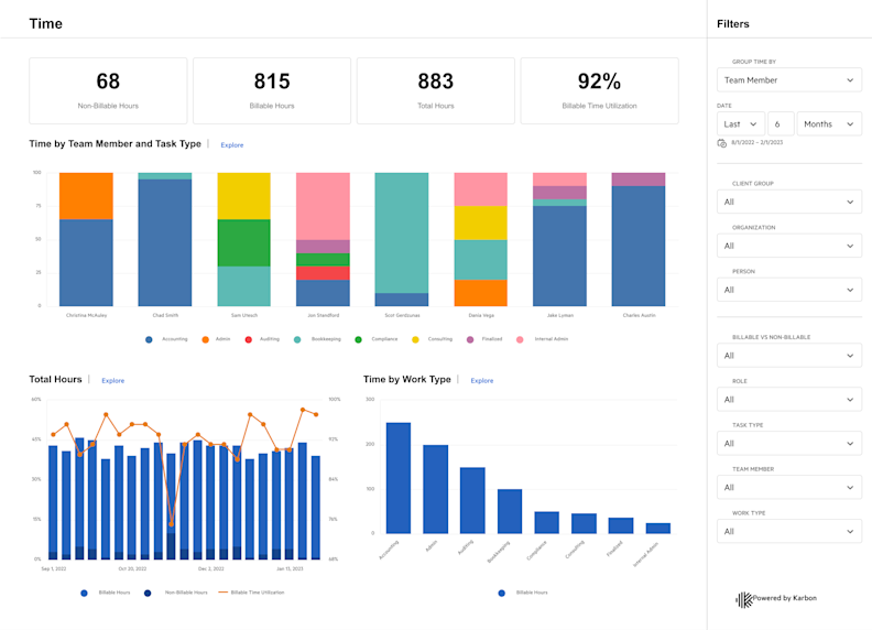 Time workbook | Karbon Template Library