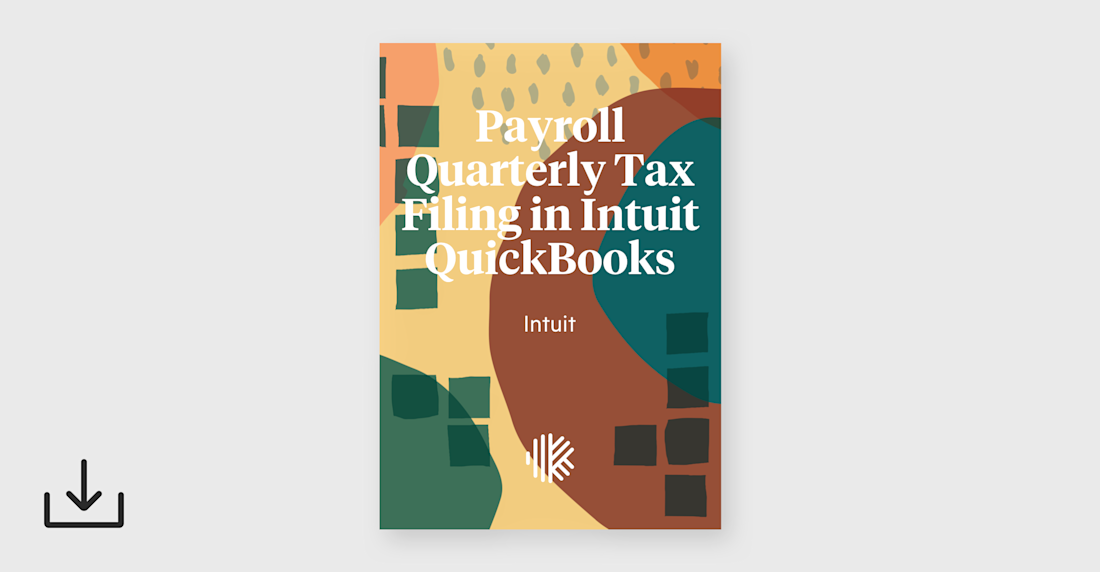 Payroll Quarterly Tax Filing in Intuit QuickBooks Karbon Template Library