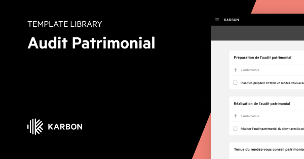 Audit Patrimonial | Karbon Template Library