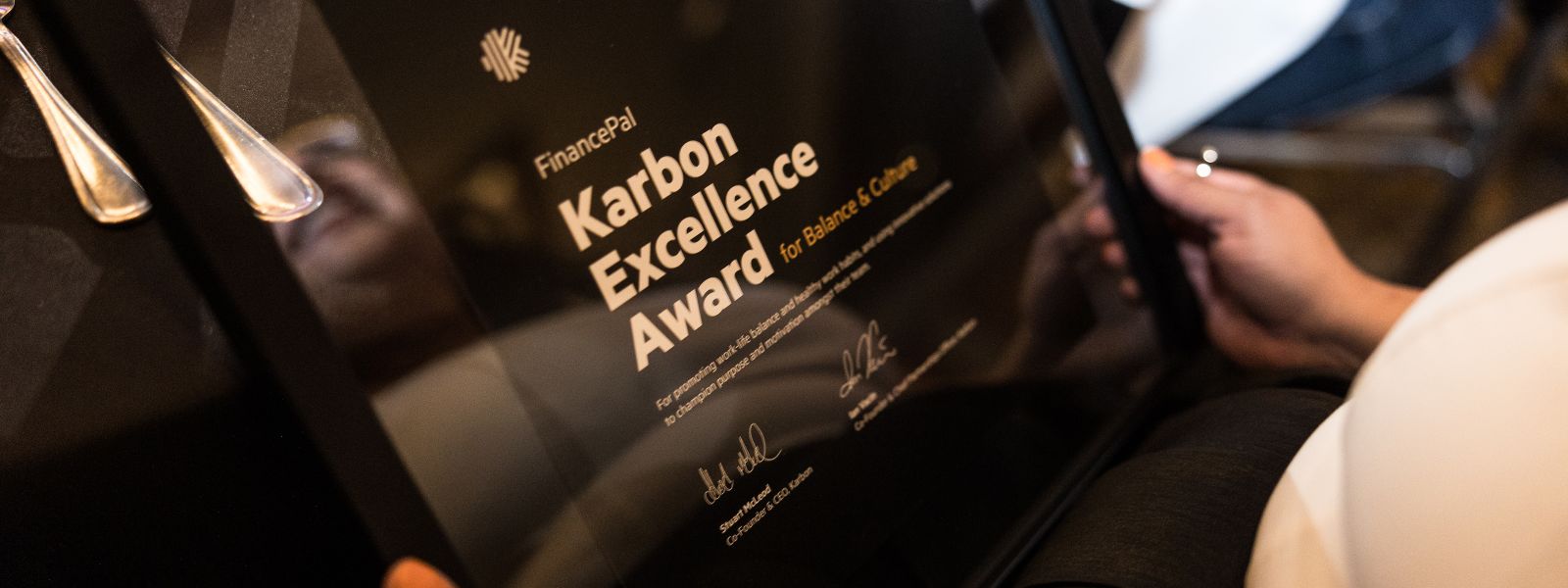 An image of a past award from the 2022 Karbon Excellence Awards