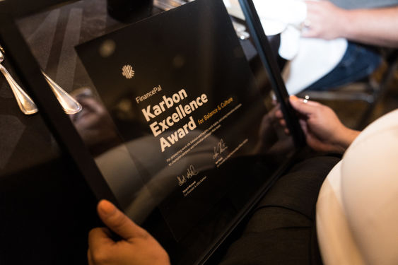 An image of a past award from the 2022 Karbon Excellence Awards