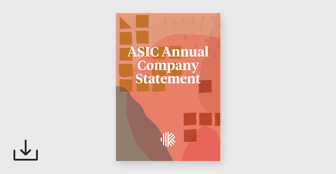 Asic Accountability Statements ASIC Annual Company Statement | Karbon Template Library