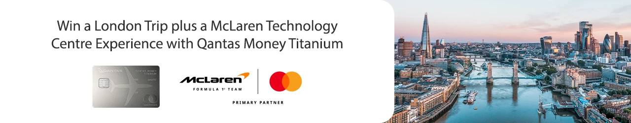 Qantas Money Titanium - 2025 Competition - London - Hero Image