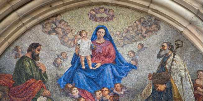 Mosaico sulla facciata della chiesa di San Marco, a Milano – Fonte: Shutterstock \[…\]