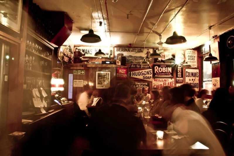 Interior of the cosy London Gin Club