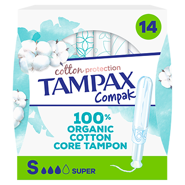 Tampax Cotton Protection Super 14ct