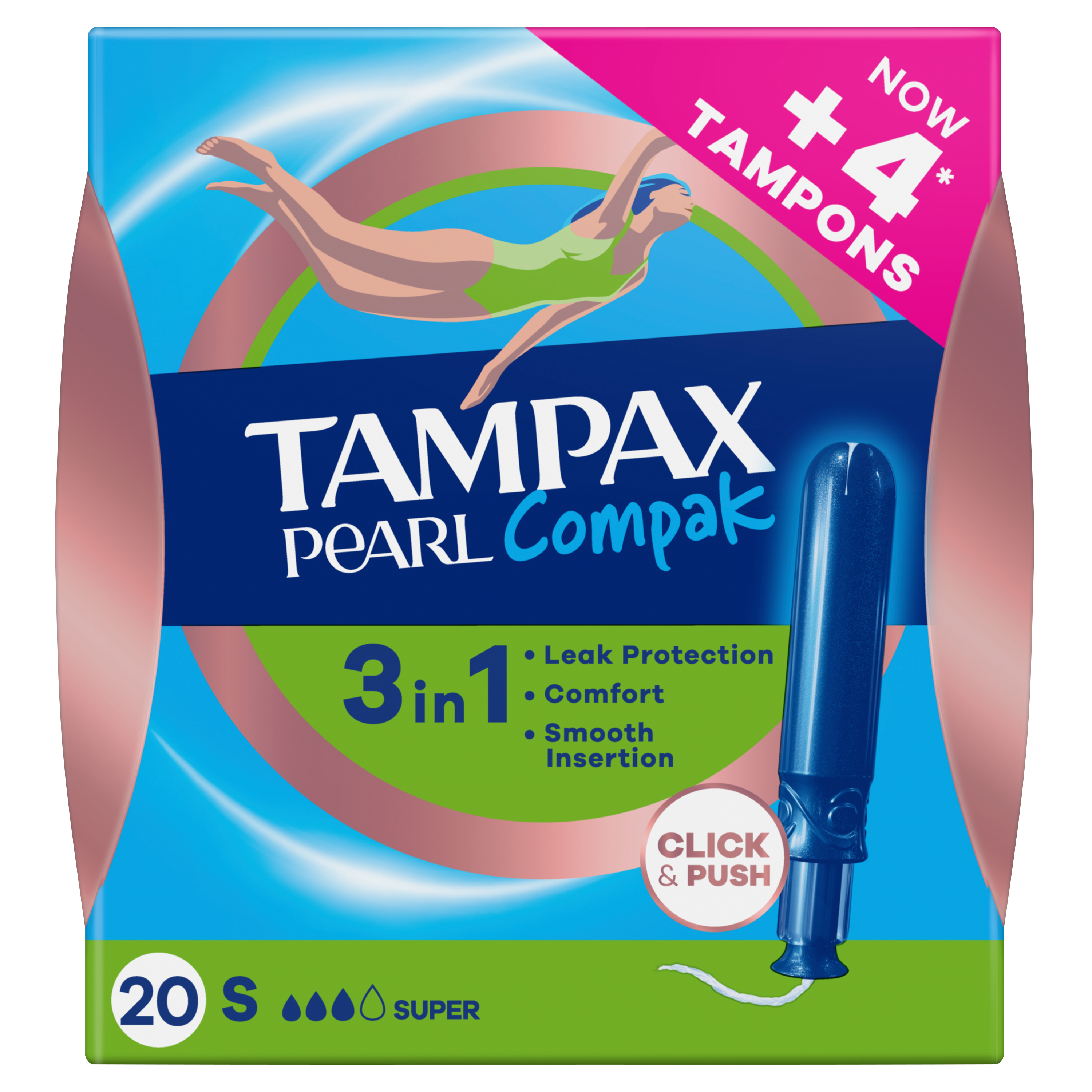 Tampax Pearl Compak Super 16ct