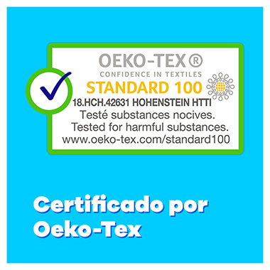 Certificado por Oeko-Tex