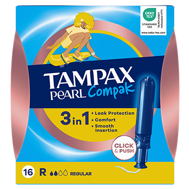Tampax Pearl Compak Regular 16ct