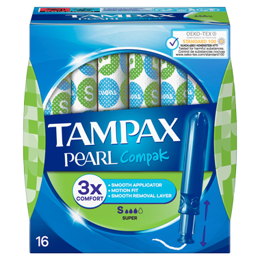 TAMPAX Compak Pearl Super