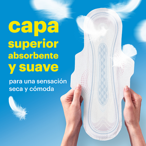 capa seca y extra suave Cottonlike Normal sin alas