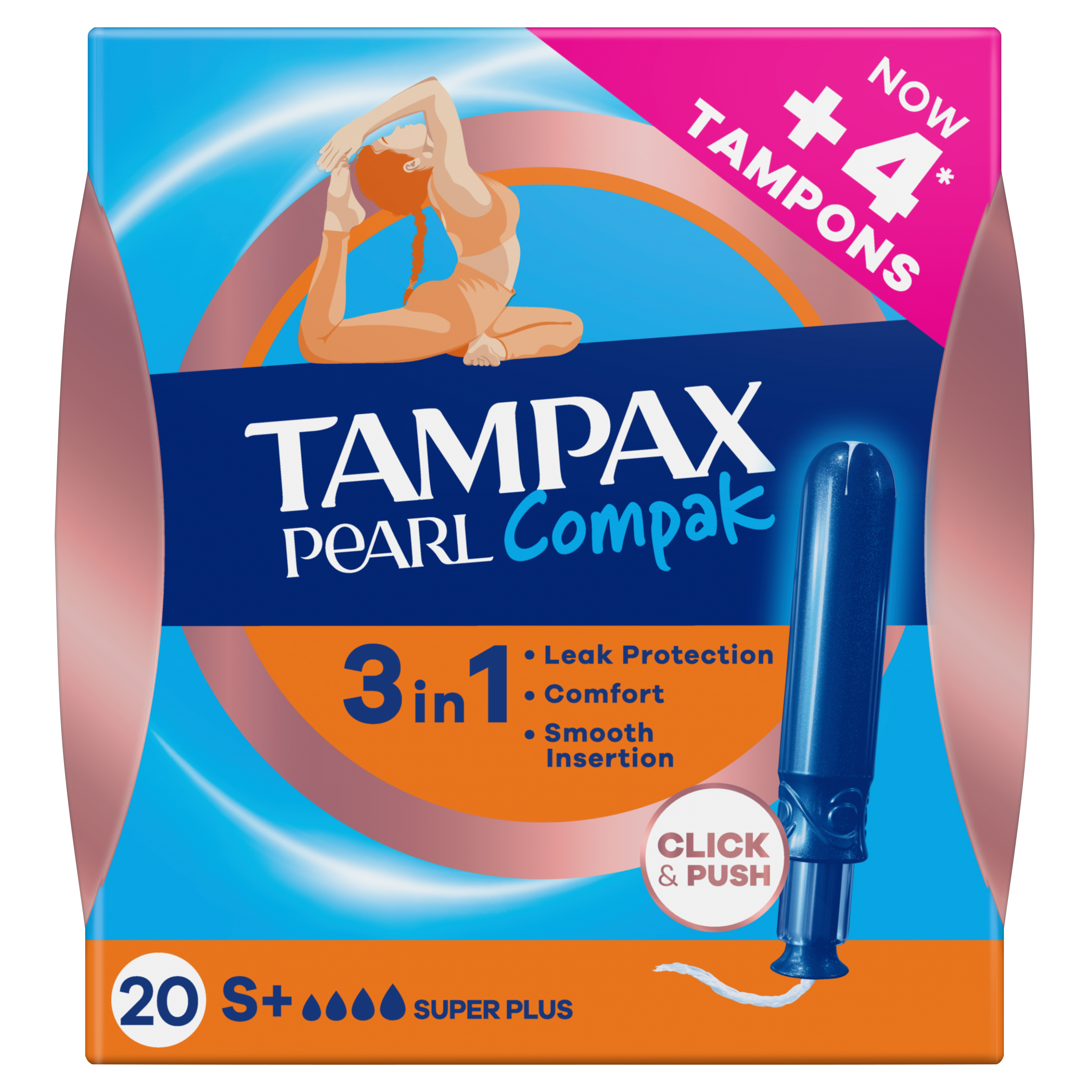 Tampax Pearl Compak Super Plus 20ct