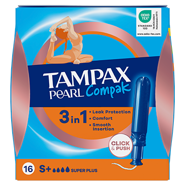 Tampax Pearl Compak Super Plus 16ct