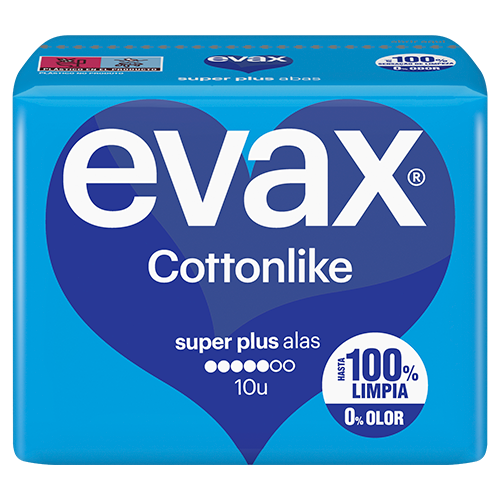 Evax Cottonlike Super Plus Compresas con Alas Paquete