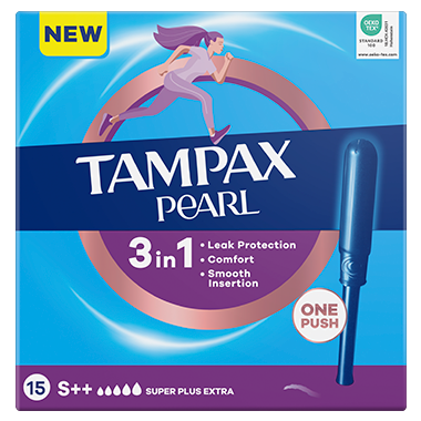 Tampones TAMPAX Pearl Super Plus Extra 15ct