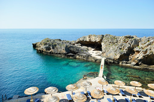 Stranden ved Plakias på Kreta