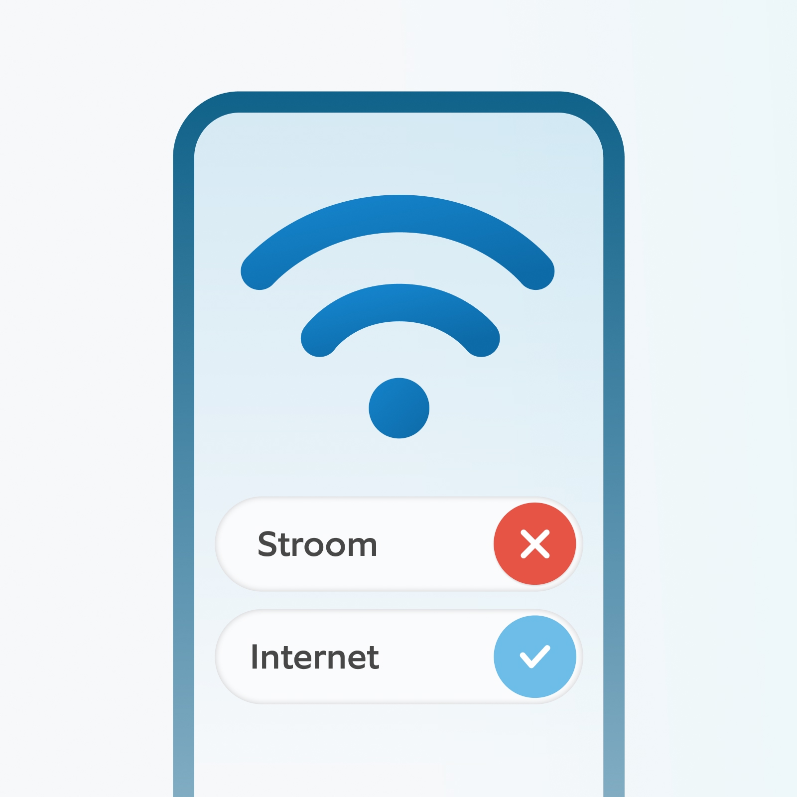 Ring app-scherm met Home en Away beveiligingsmodi voor bediening van het alarm op afstand.