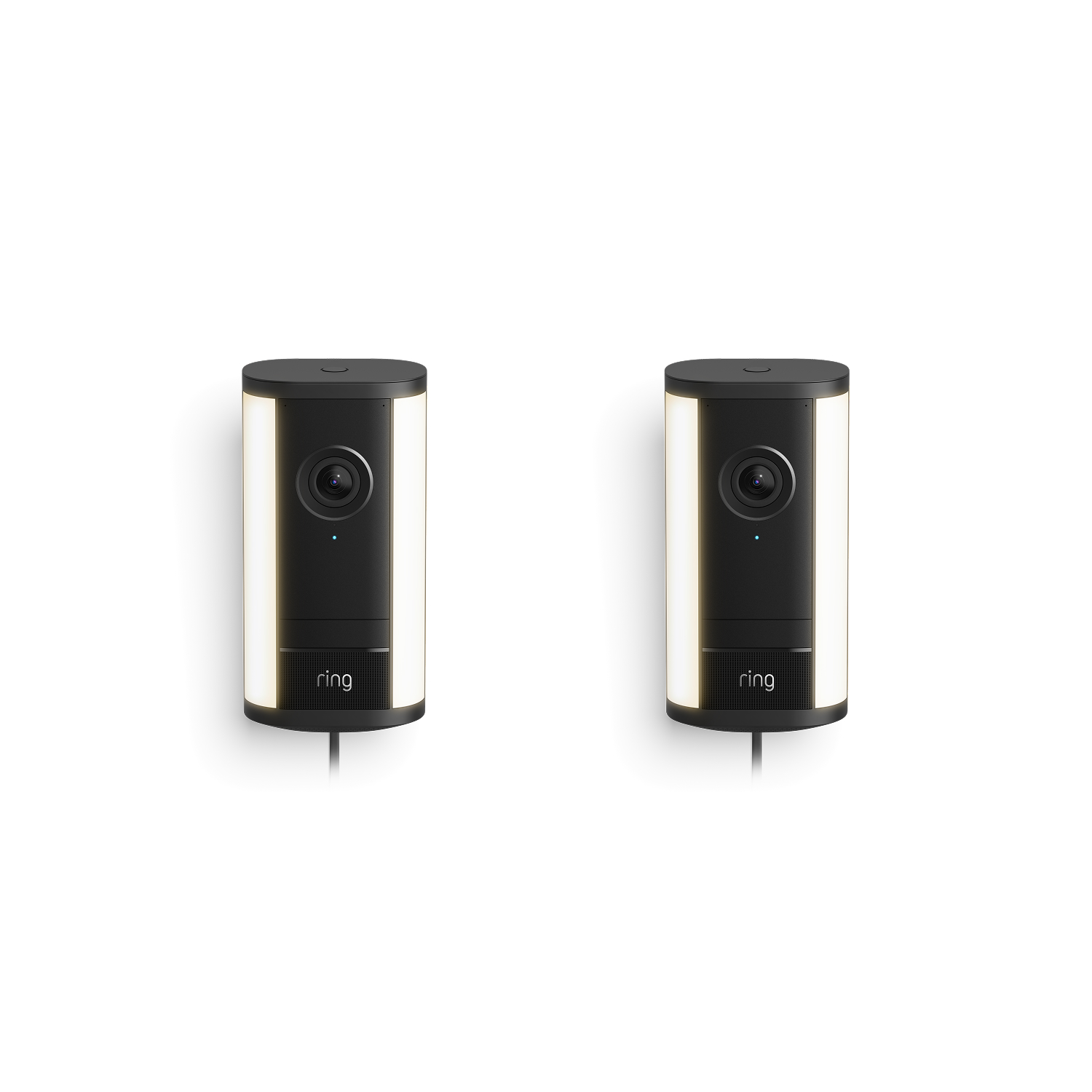 Confezione da 2 Videocamera Pro con faretti (ultimo modello) con alimentatore plug-in (for Spotlight Cam Pro Plug-In (2nd Gen)) - Nero