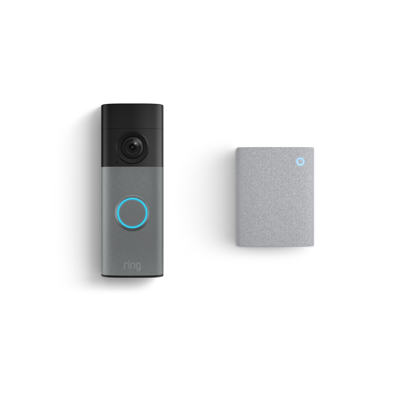 Videodeurbel op batterij (nieuwste generatie) + Chime (3de generatie) (for Battery Video Doorbell (2nd Gen)) - Gespikkeld – grijs