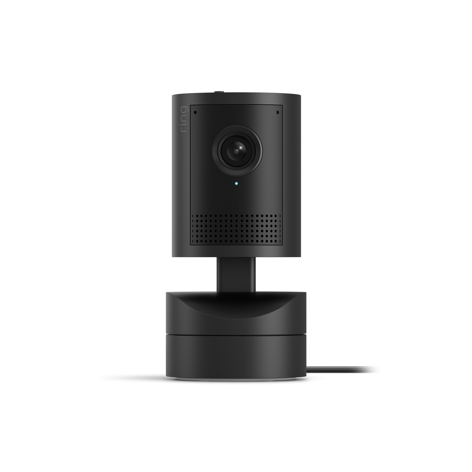 Pan-Tilt Indoor Camera 2K - Famille traversant une entrée avec superpositions IA d'une Indoor Camera 4K.
