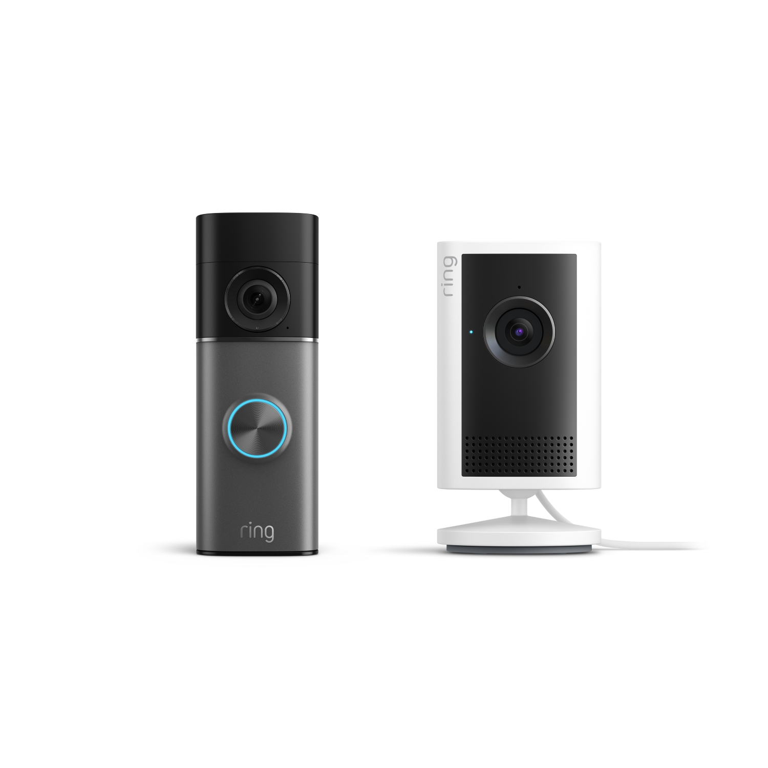 Battery Video Doorbell Pro newest generation + Indoor Camera Plus - Deep Silver