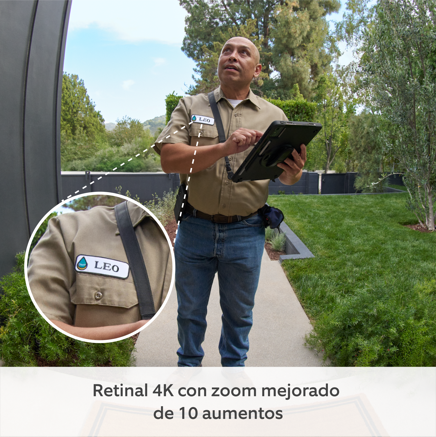 Videotimbre cableado Pro (última generación) con adaptador de enchufe (for Wired Video Doorbell Pro (3rd Gen)) - 