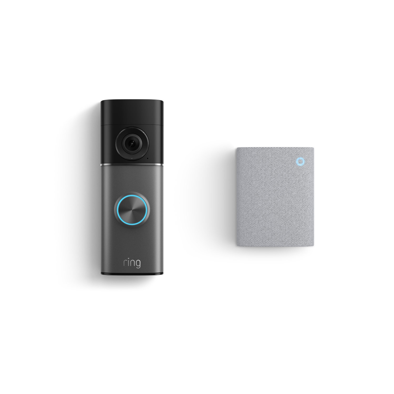 Akku-Videotürklingel Pro (neueste Generation) + Chime (3. Generation) (for Battery Video Doorbell Pro (2nd Gen)) - Dunkelsilber
