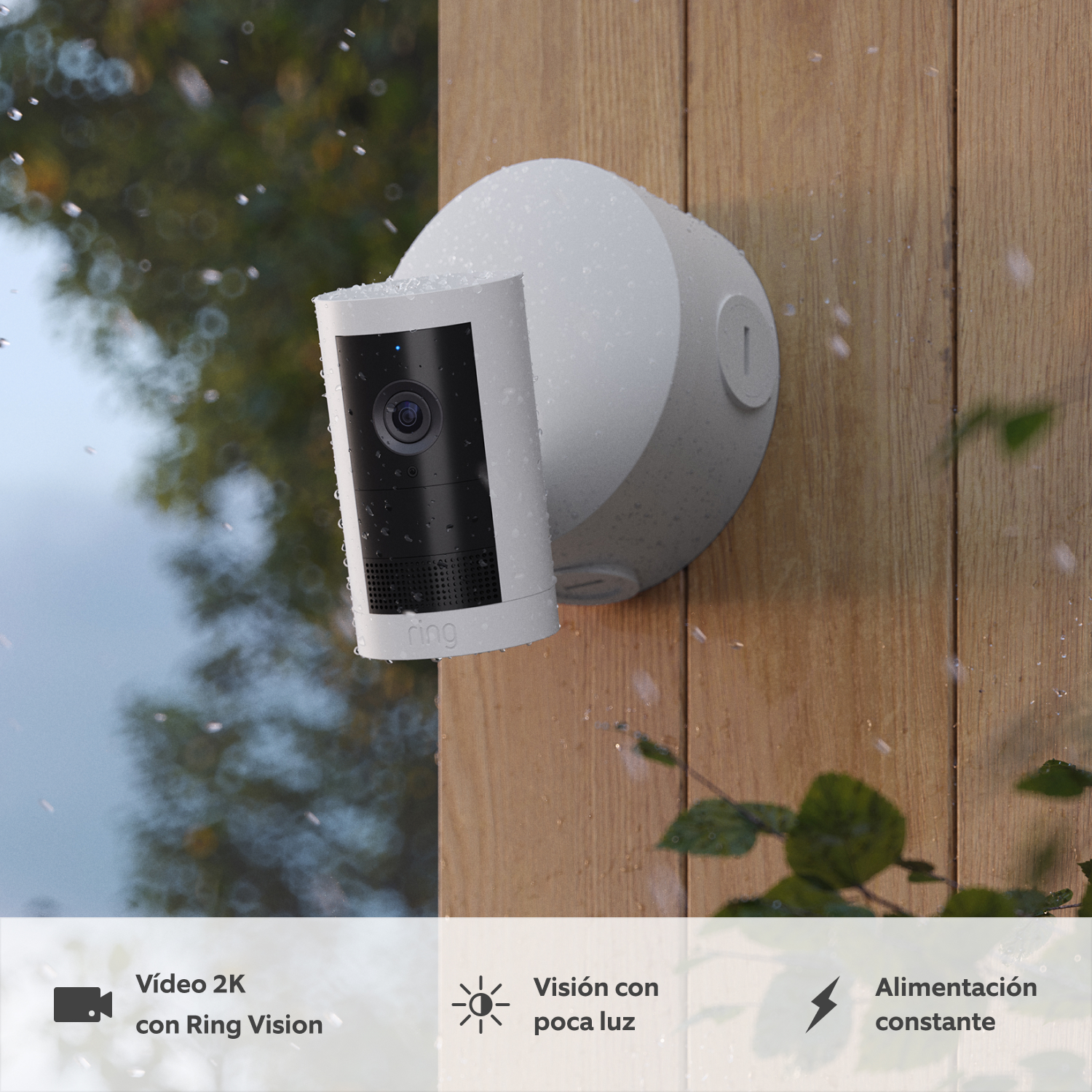 Cámara exterior Plus con adaptador PoE (Outdoor Camera Plus) -