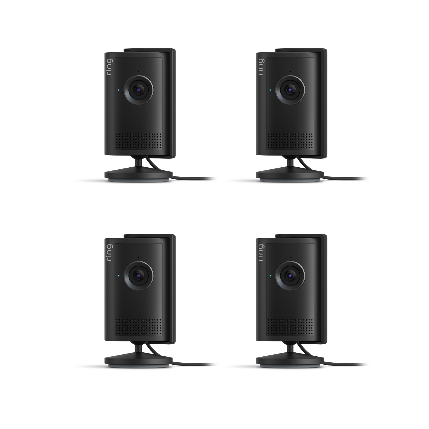 Cámara interior Plus (pack de 4 unidades) (for Indoor Camera Plus) - Negro