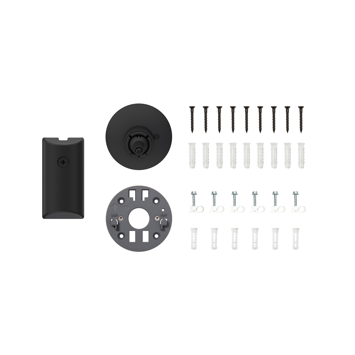 Spare Parts Kit for Cameras (for Spotlight Cam Pro (2nd Gen), Plug-In)  - Black