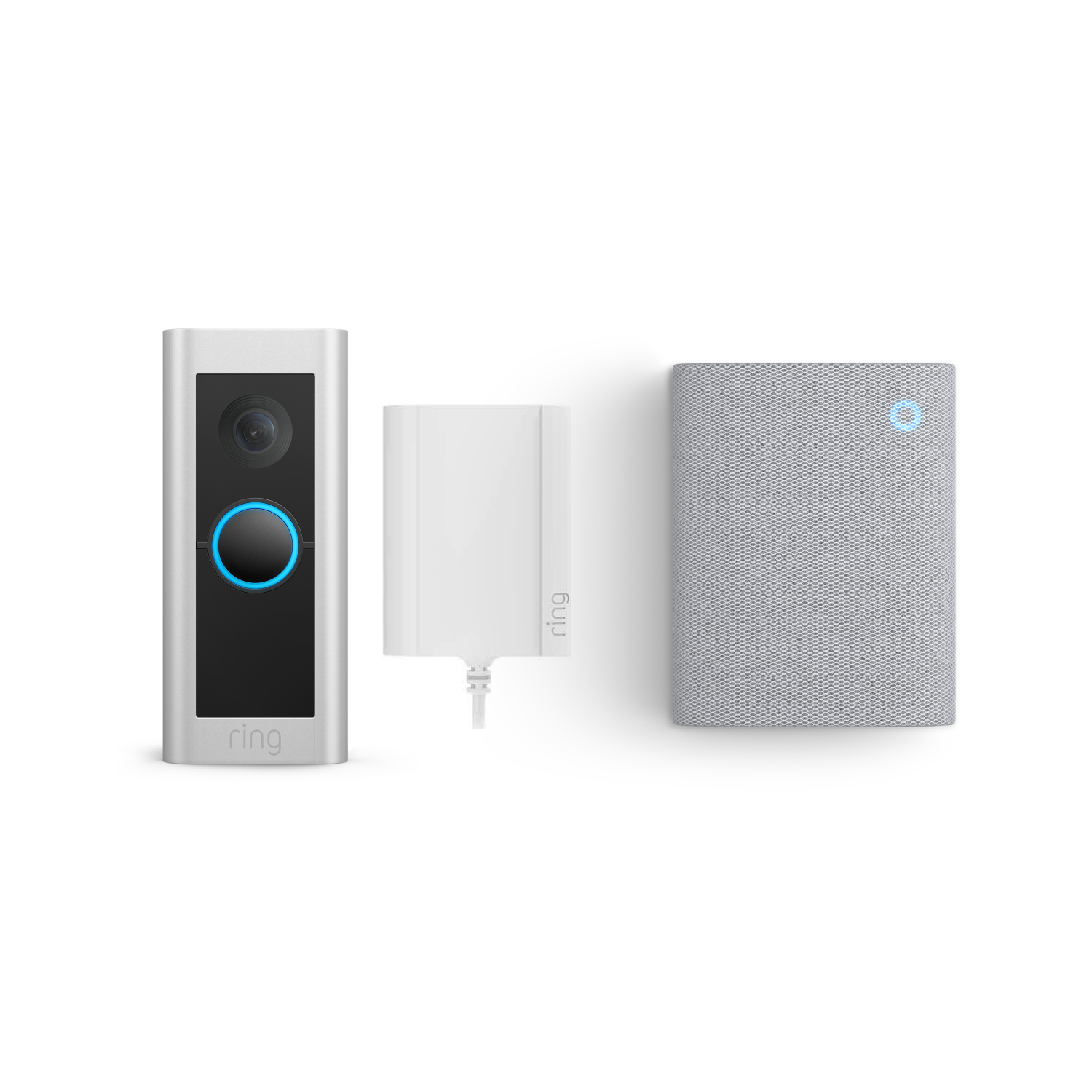 Wired Video Doorbell Pro Plug-In + Chime 3rd Gen - Satin Nickel