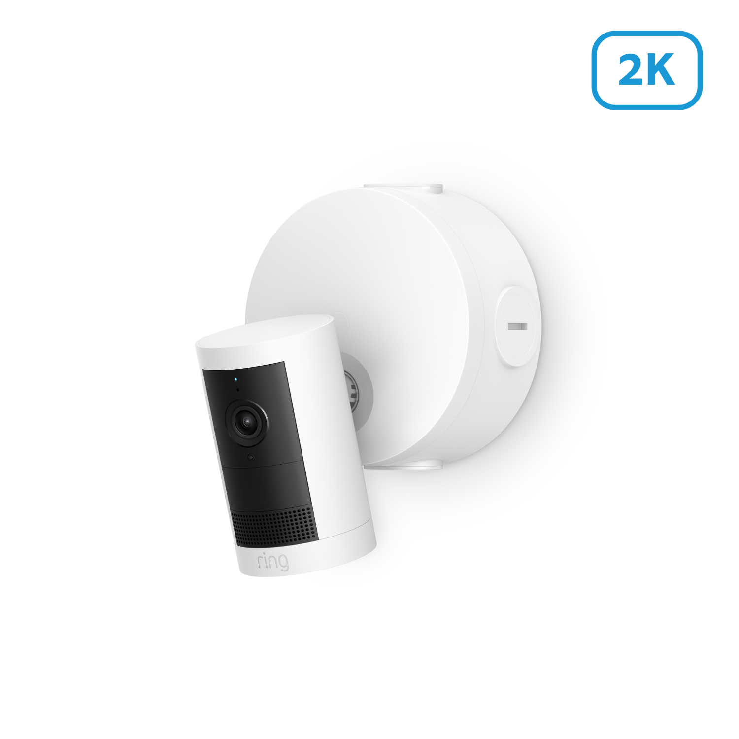 Outdoor Camera Plus with PoE Adapter (Featuring 2K Video with Ring Vision) -