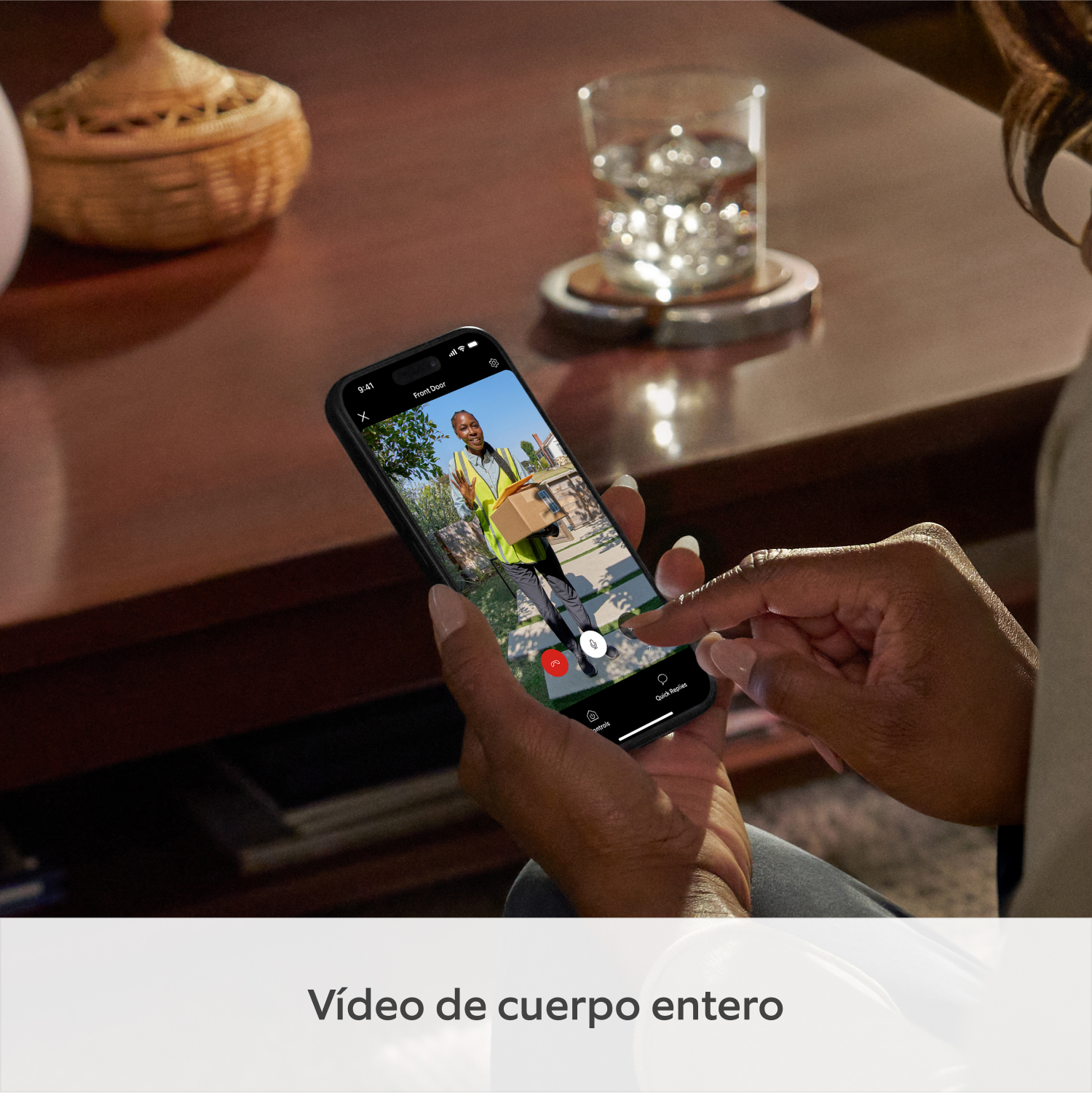 Videotimbre cableado Pro (última generación) con adaptador de enchufe (for Wired Video Doorbell Pro (3rd Gen)) - 