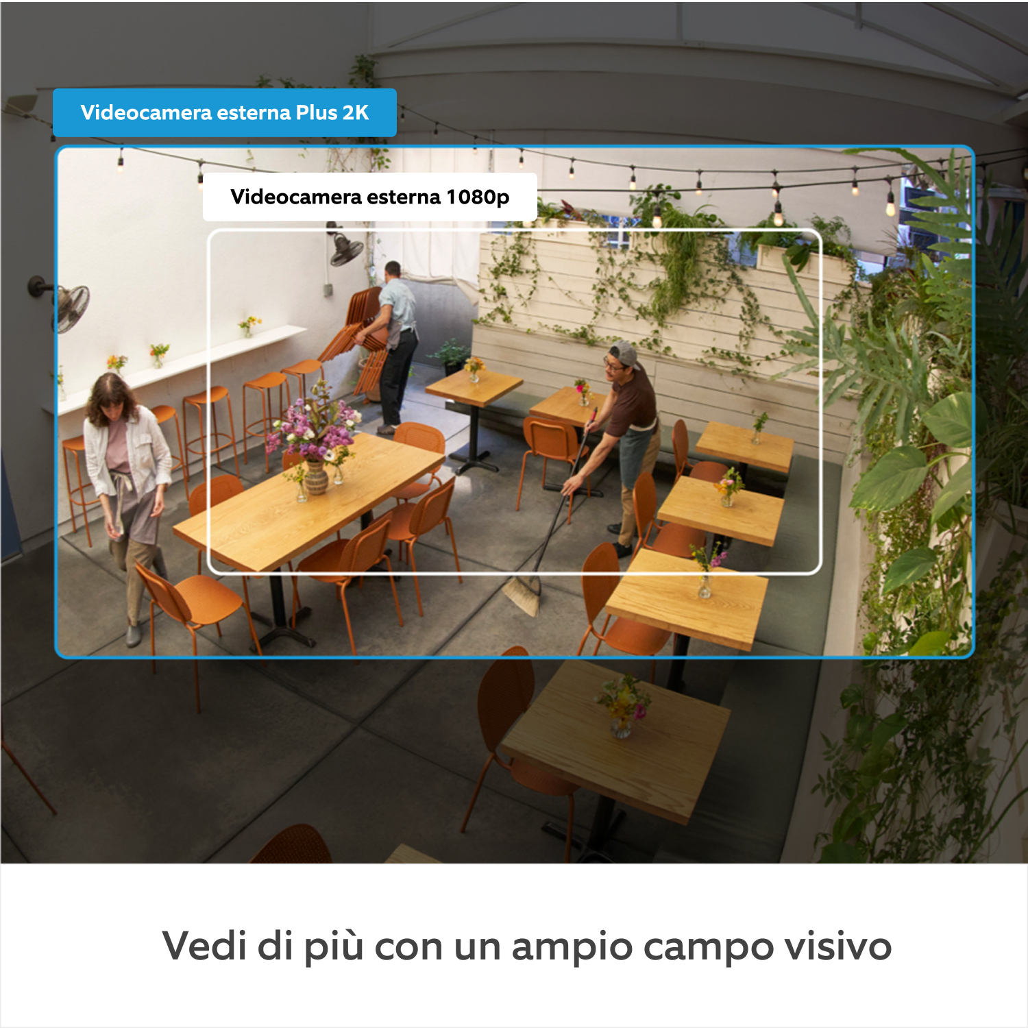 Videocamera esterna Plus con alimentatore PoE (Outdoor Camera Plus) -