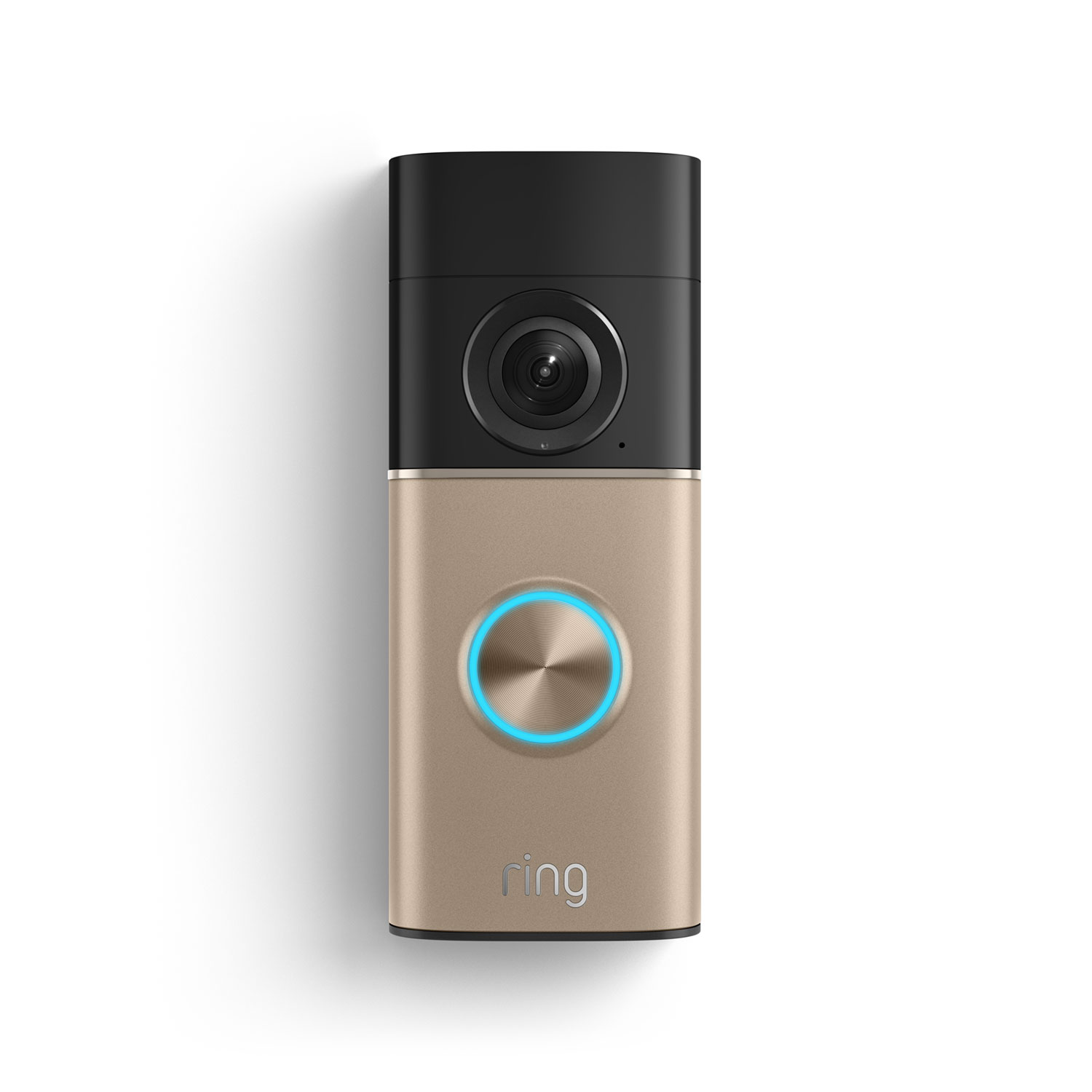 Interchangeable Faceplate (for Wired Video Doorbell Plus) - Wired Video Doorbell Plus with the Interchangeable Faceplate in Polished Sandstone.