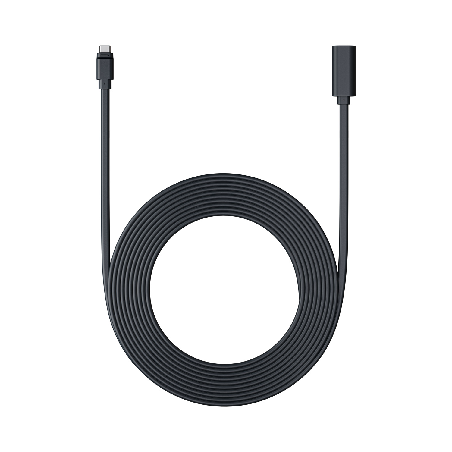 Câble de rallonge USB-C de 3 m (Panneaux solaires USB-C, adaptateur PoE+) - Noir