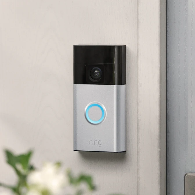 Battery Video Doorbell l See, hear, and speak to visitors in