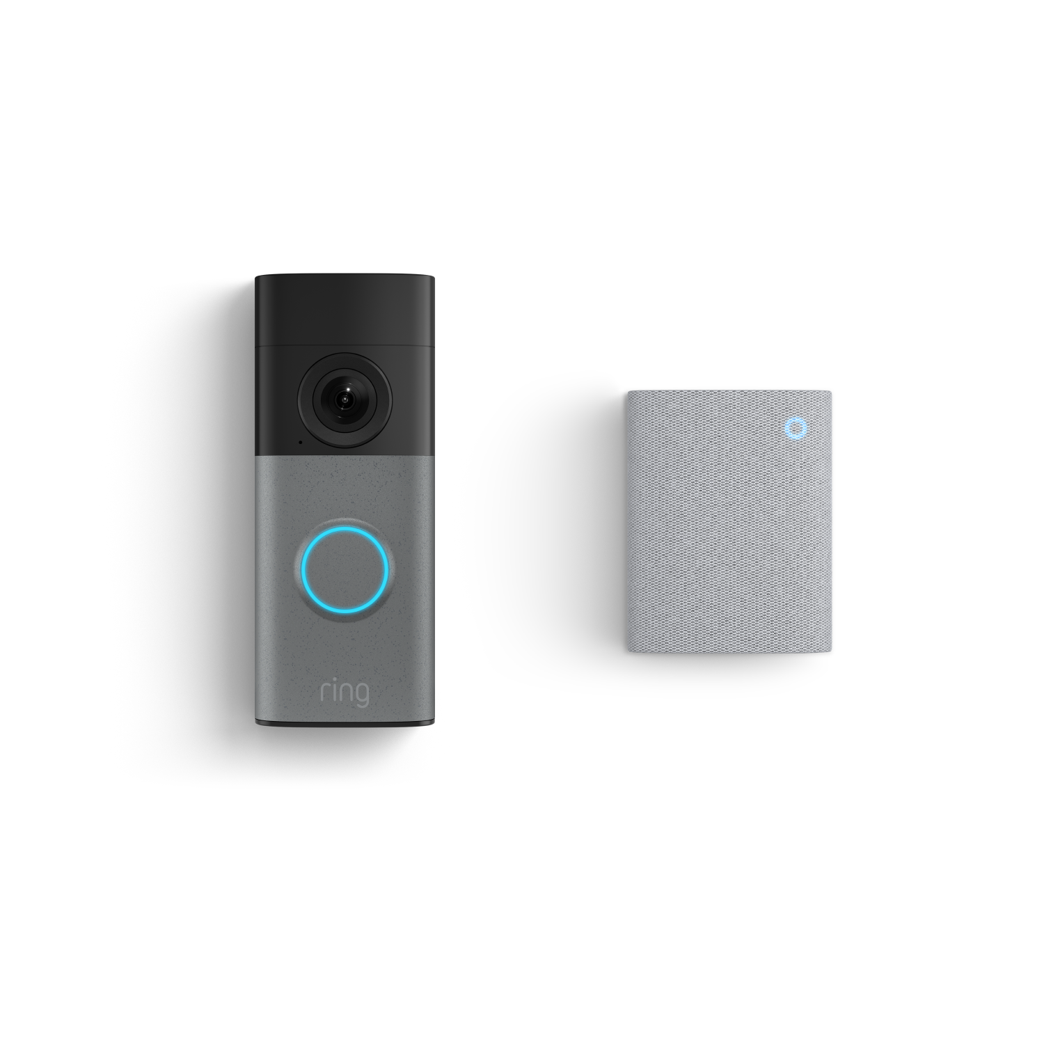 Wired Video Doorbell (newest generation) + Chime (3rd generation) - Speckled Grey