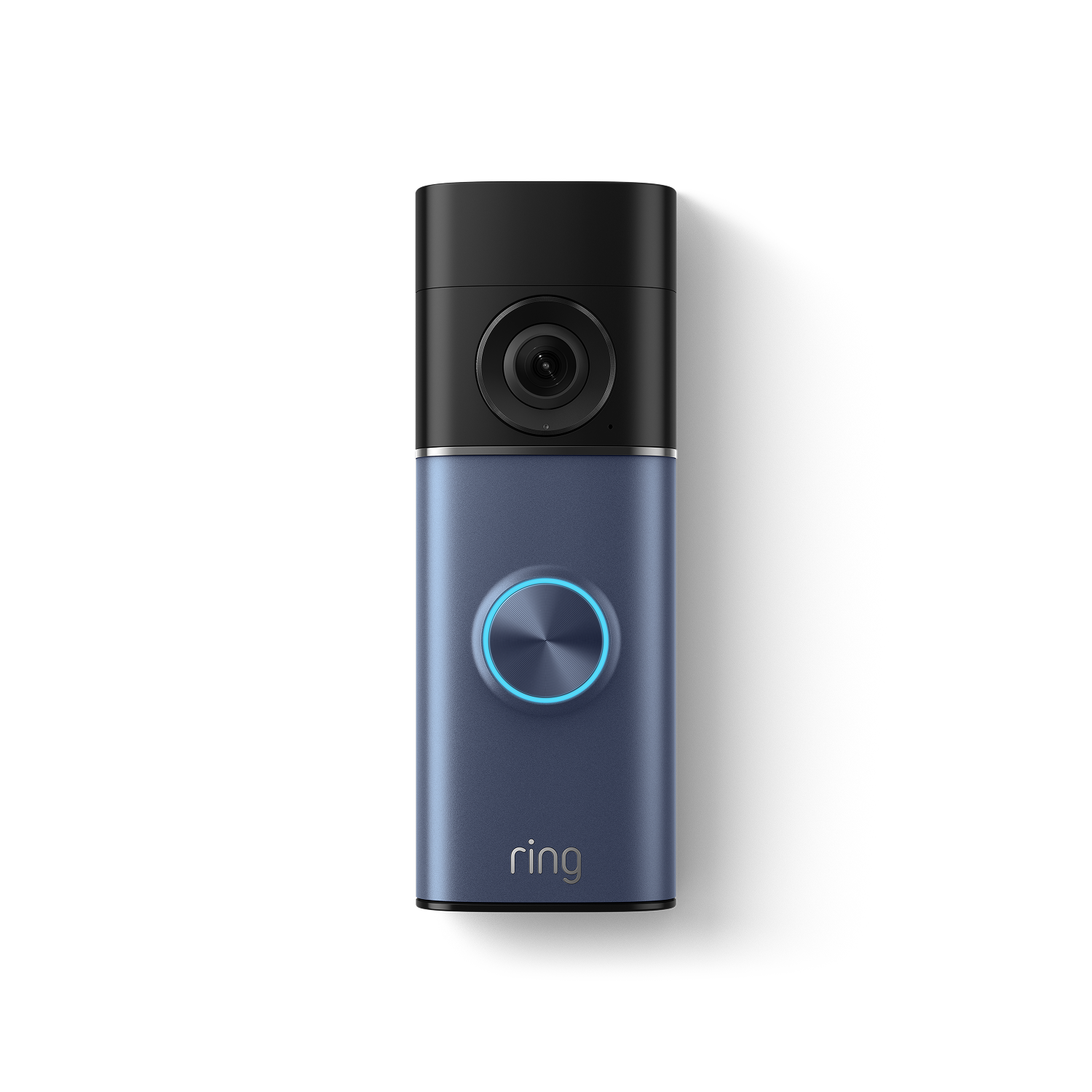 Interchangeable Faceplate (for Battery Video Doorbell Plus (2nd Gen), Battery Video Doorbell Pro (2nd Gen)) - Polished Night Navy Interchangeable Faceplate shown on Battery Video Doorbell