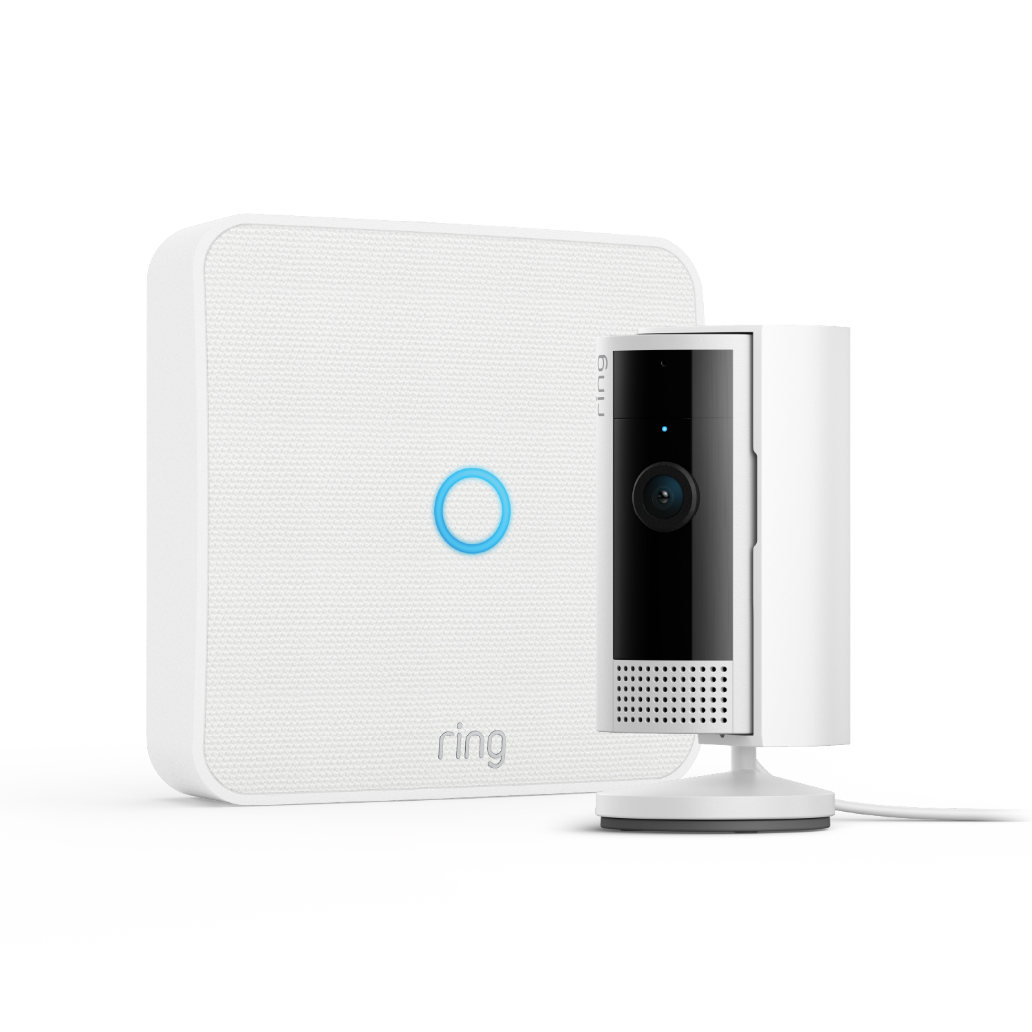 Ring Intercom Video + Caméra intérieure 2e gén.  - Blanc